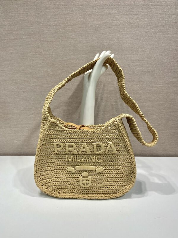 Prada Straw Shoulder Bag