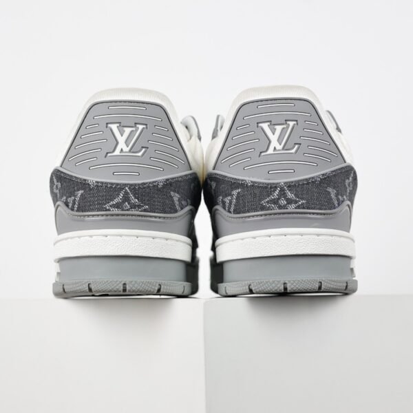 L*V TRAINER Sneakers Monogram Denim Grey White