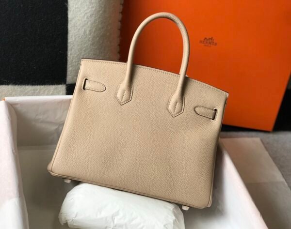 Hermès Bɪʀᴋɪɴ Trench coat grey platinum bag size: 25cm
