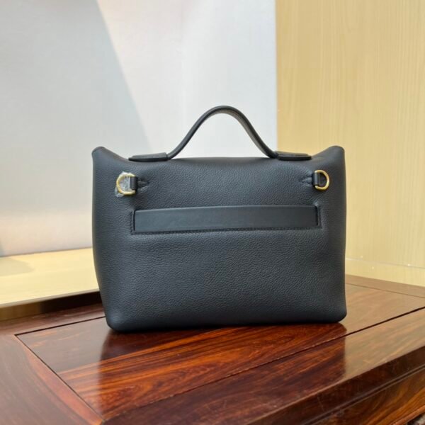 Hermès new Kelly2424mini handmade glacier white evercolor Swift leather size: 21cm