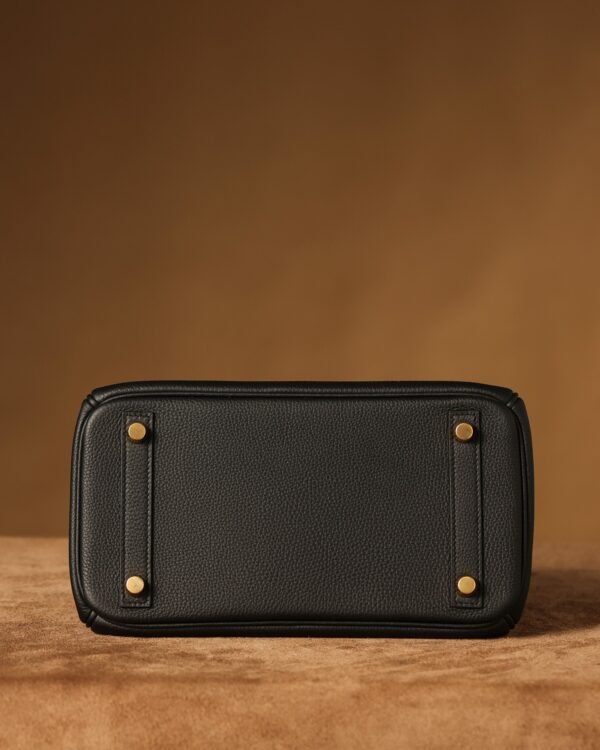 Hermes Birkin 25cm black gold buckle Size: 20 X 25 X 13CM