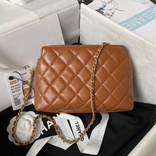 Chanel 23A Golden Little Lion Chain Bag AP3429, Top Quality   Size: 19 * 13 * 8cm